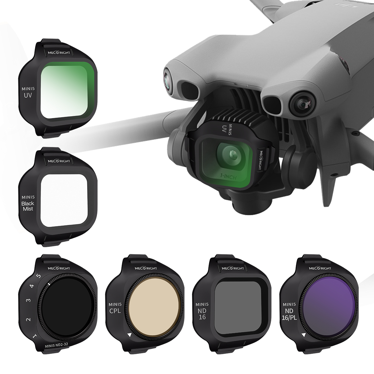 Drone Kit Beginner - مجموعة فلاتر Mecoright لطائرة DJI Mini5